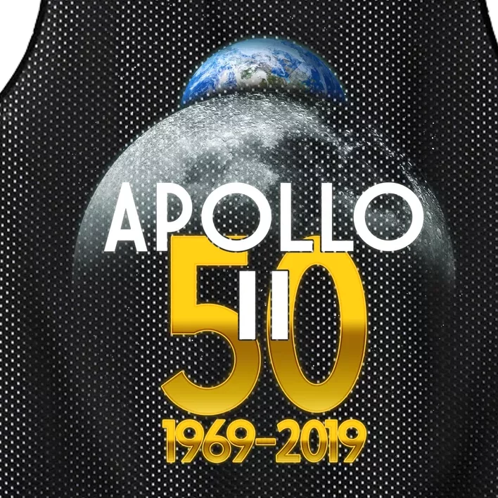 Apollo 11 50th Anniversary Mesh Reversible Basketball Jersey Tank