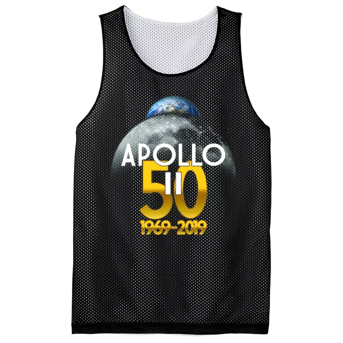 Apollo 11 50th Anniversary Mesh Reversible Basketball Jersey Tank