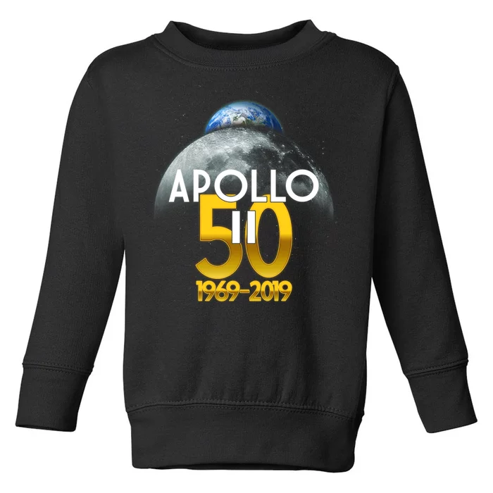 Apollo 11 50th Anniversary Toddler Sweatshirt