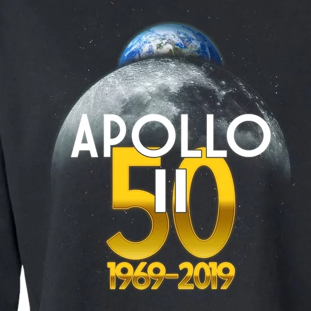 Apollo 11 50th Anniversary Cropped Pullover Crew