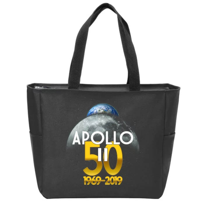 Apollo 11 50th Anniversary Zip Tote Bag