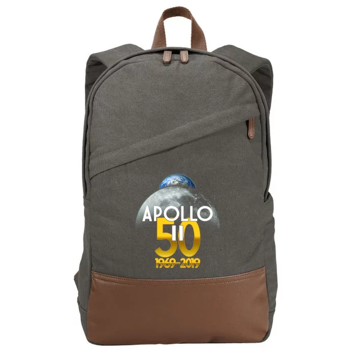 Apollo 11 50th Anniversary Cotton Canvas Backpack