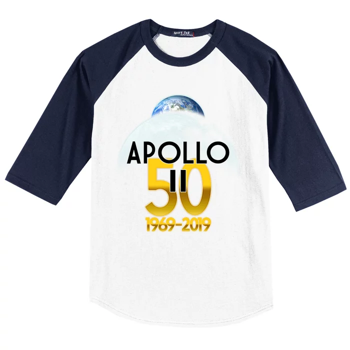 Apollo 11 50th Anniversary Baseball Sleeve Shirt