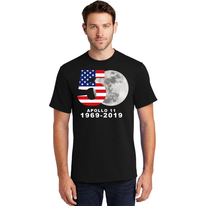 Apollo 11 50th Anniversary American Moon Landing Tall T-Shirt