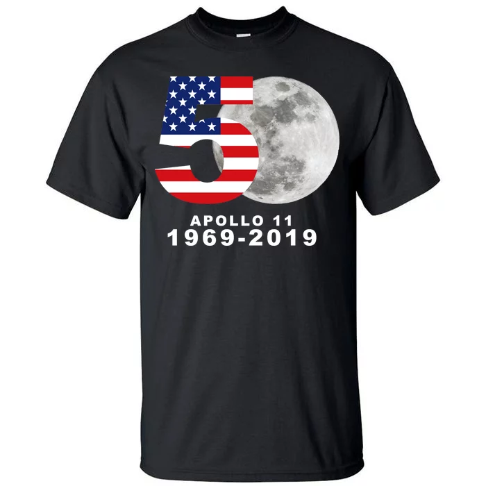 Apollo 11 50th Anniversary American Moon Landing Tall T-Shirt