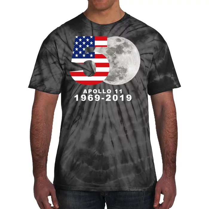 Apollo 11 50th Anniversary American Moon Landing Tie-Dye T-Shirt