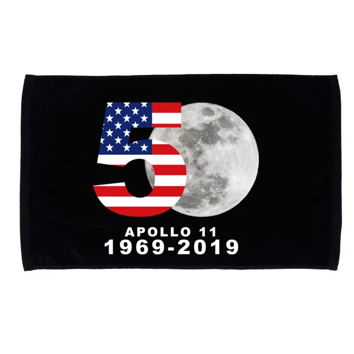 Apollo 11 50th Anniversary American Moon Landing Microfiber Hand Towel