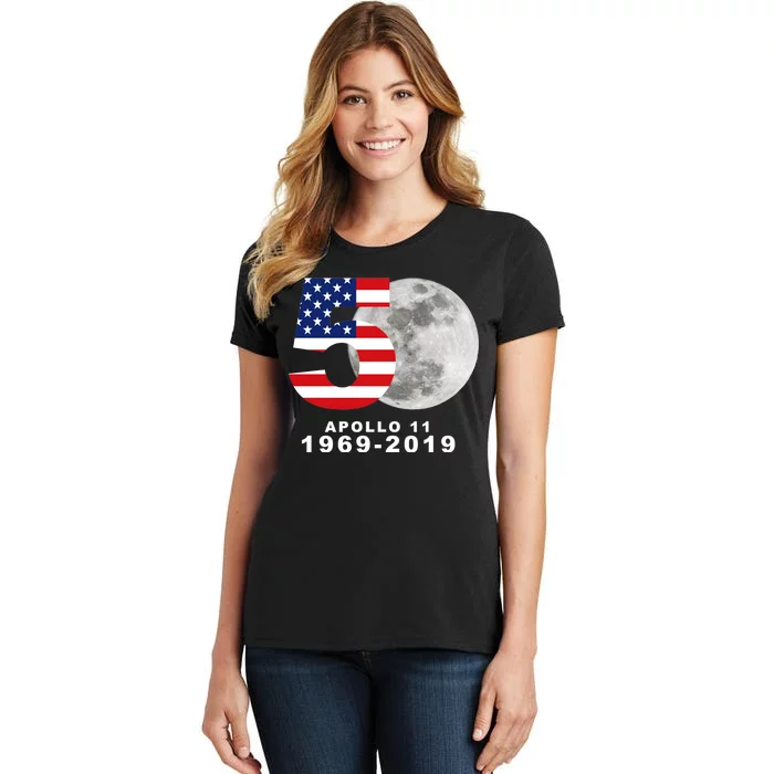 Apollo 11 50th Anniversary American Moon Landing Women's T-Shirt