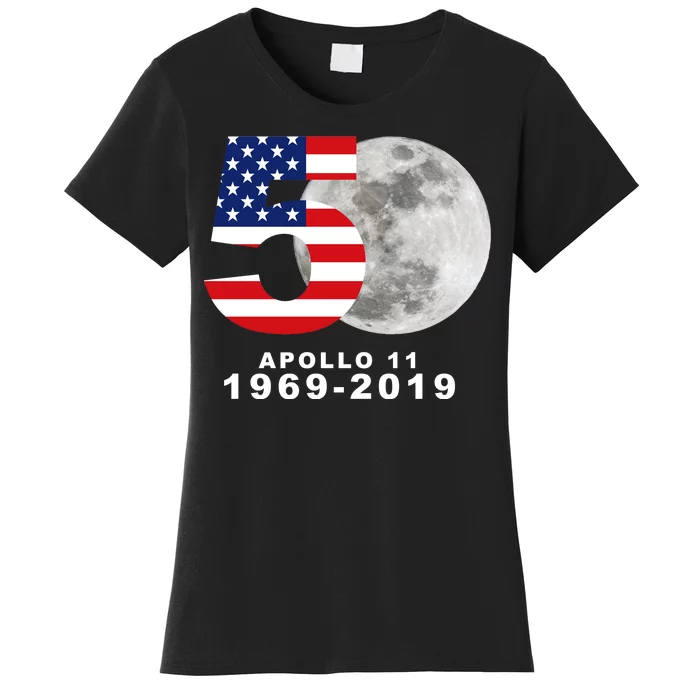 Apollo 11 50th Anniversary American Moon Landing Women's T-Shirt