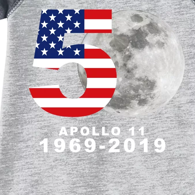 Apollo 11 50th Anniversary American Moon Landing Infant Baby Jersey Bodysuit