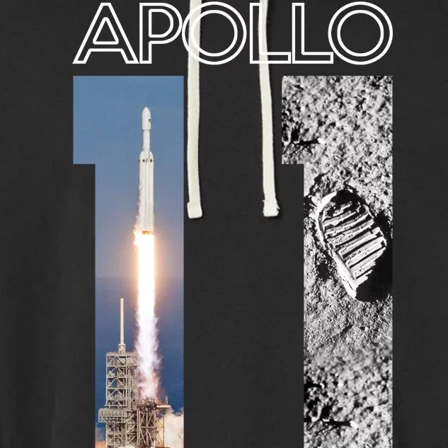 Apollo 11 50th Anniversary Design Garment-Dyed Fleece Hoodie