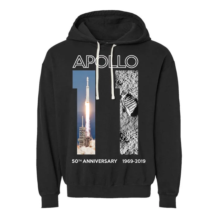 Apollo 11 50th Anniversary Design Garment-Dyed Fleece Hoodie