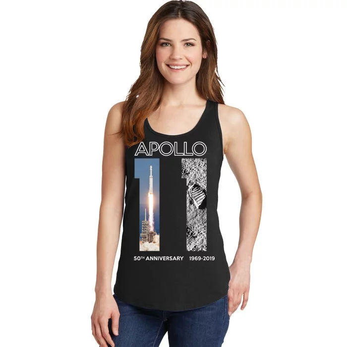 Apollo 11 50th Anniversary Design Ladies Essential Tank