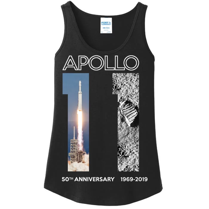 Apollo 11 50th Anniversary Design Ladies Essential Tank