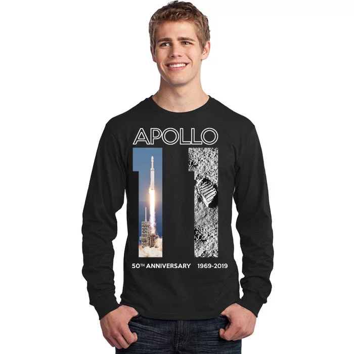 Apollo 11 50th Anniversary Design Tall Long Sleeve T-Shirt