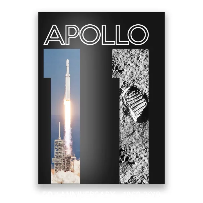 Apollo 11 50th Anniversary Design Poster