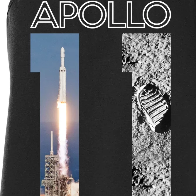 Apollo 11 50th Anniversary Design Women's Racerback Tank