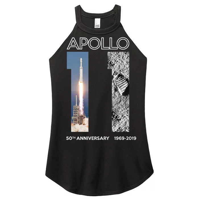 Apollo 11 50th Anniversary Design Women’s Perfect Tri Rocker Tank