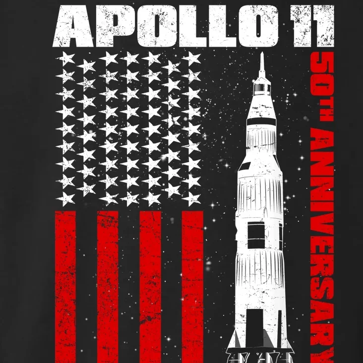 Apollo 11 50th Anniversary Flag Toddler Hoodie