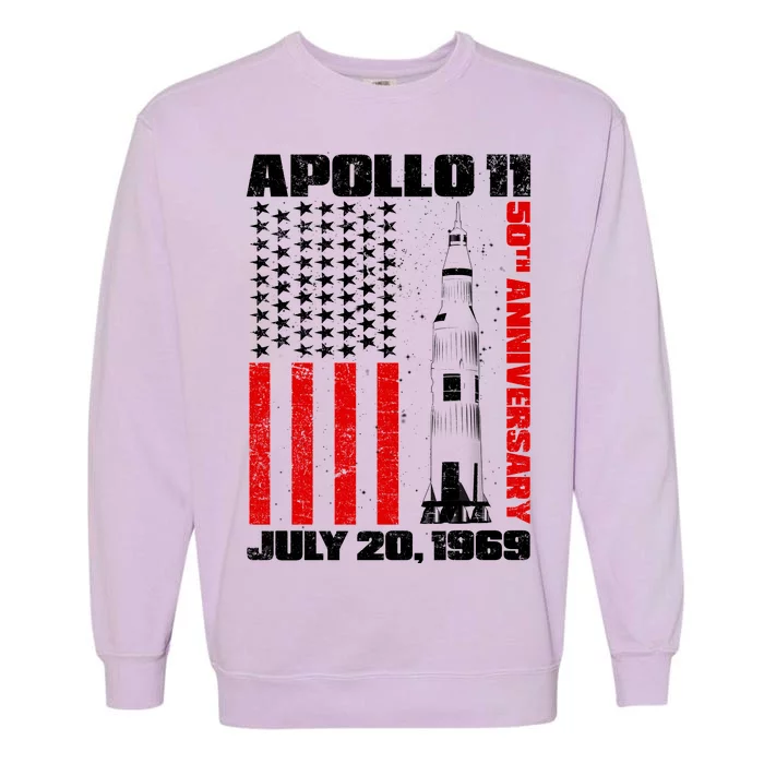 Apollo 11 50th Anniversary Flag Garment-Dyed Sweatshirt