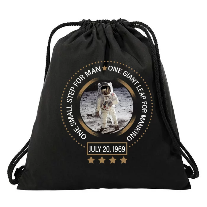 Apollo 11 50th Anniversary Moon Landing 1969-2019 Drawstring Bag