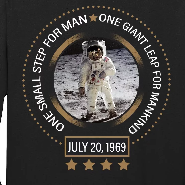 Apollo 11 50th Anniversary Moon Landing 1969-2019 Tall Long Sleeve T-Shirt