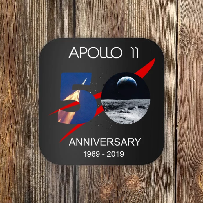 Apollo 11 50th Anniversary Moon Landing July 20 1969 Coaster