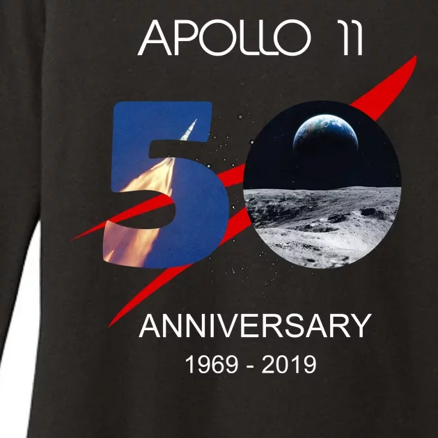 Apollo 11 50th Anniversary Moon Landing July 20 1969 Womens CVC Long Sleeve Shirt