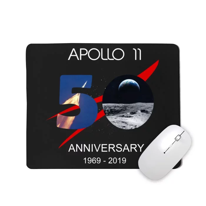 Apollo 11 50th Anniversary Moon Landing July 20 1969 Mousepad