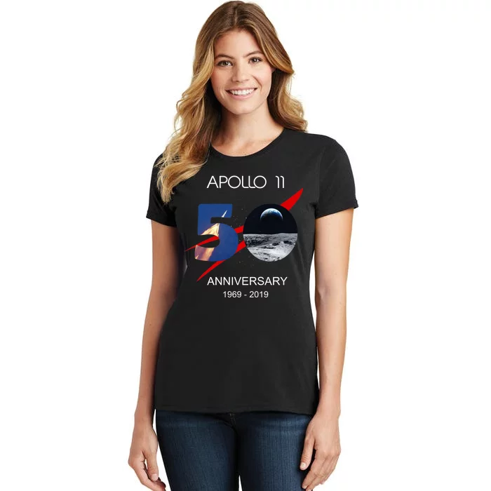 Apollo 11 50th Anniversary Moon Landing July 20 1969 Women's T-Shirt