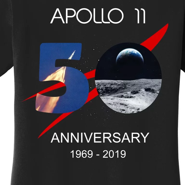 Apollo 11 50th Anniversary Moon Landing July 20 1969 Women's T-Shirt