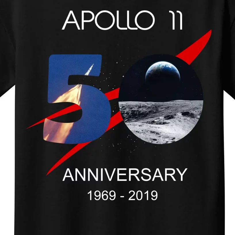 Apollo 11 50th Anniversary Moon Landing July 20 1969 Kids T-Shirt