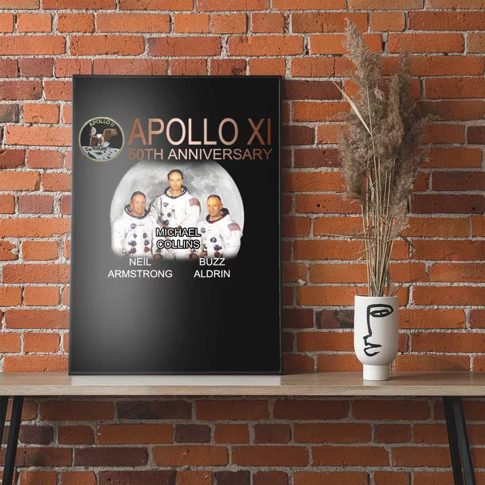 APOLLO 11 Astronauts 50th Anniversary Poster