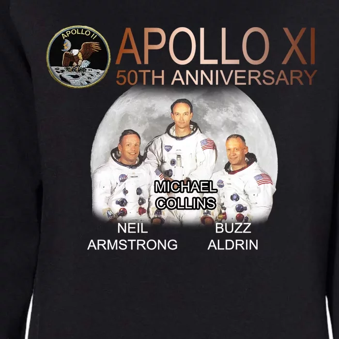 APOLLO 11 Astronauts 50th Anniversary Womens California Wash Sweatshirt