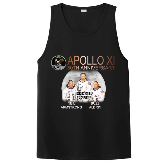 APOLLO 11 Astronauts 50th Anniversary Performance Tank