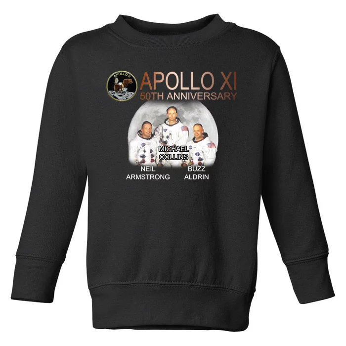 APOLLO 11 Astronauts 50th Anniversary Toddler Sweatshirt