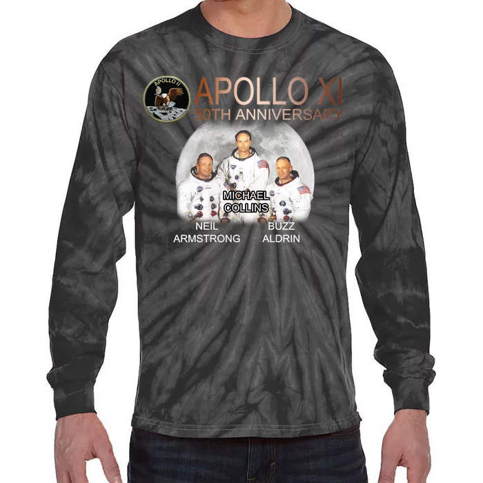 APOLLO 11 Astronauts 50th Anniversary Tie-Dye Long Sleeve Shirt