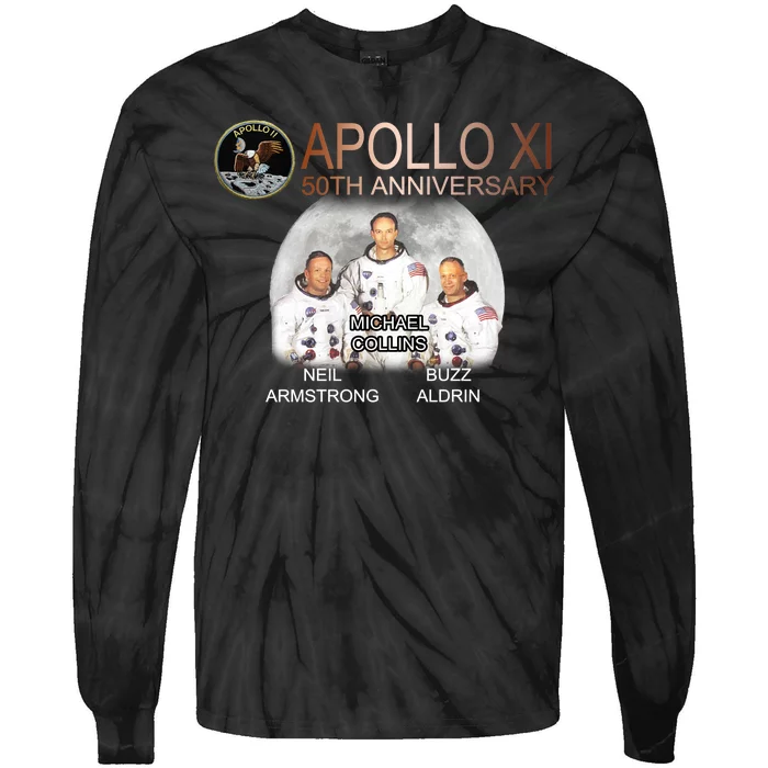 APOLLO 11 Astronauts 50th Anniversary Tie-Dye Long Sleeve Shirt