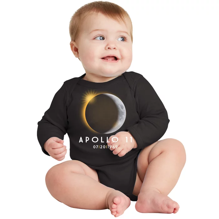 Apollo 11 Eclipse 50th Anniversary Baby Long Sleeve Bodysuit