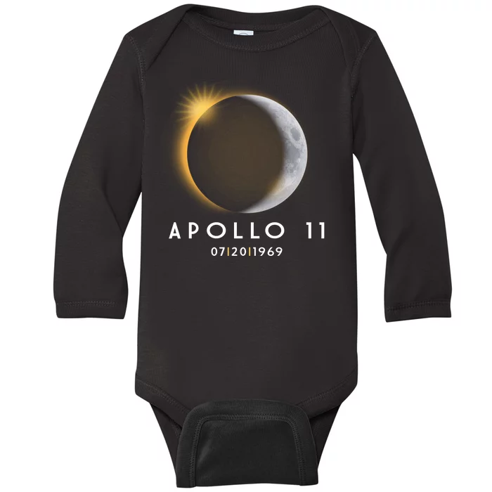 Apollo 11 Eclipse 50th Anniversary Baby Long Sleeve Bodysuit