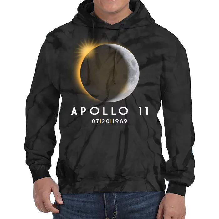 Apollo 11 Eclipse 50th Anniversary Tie Dye Hoodie