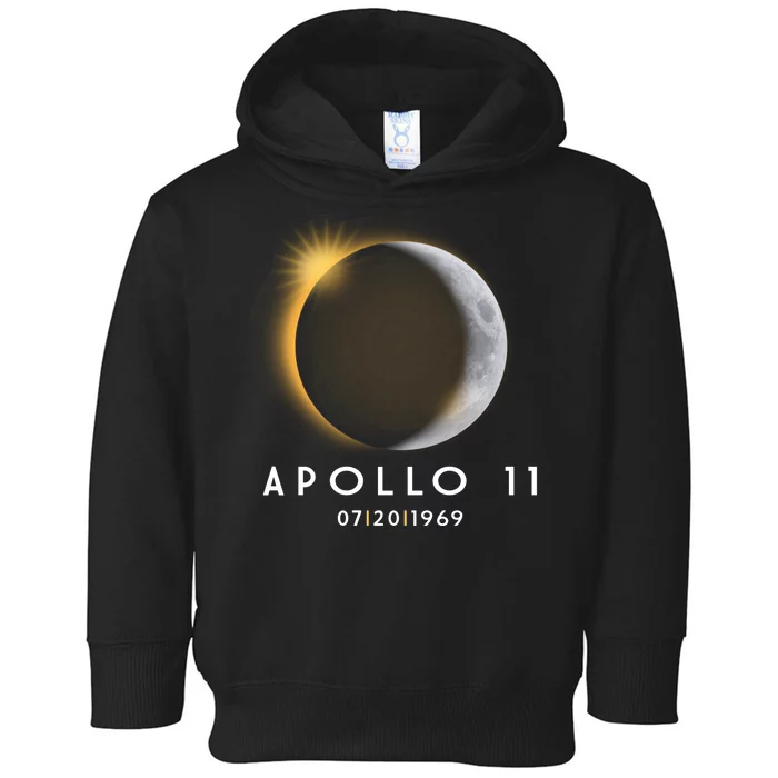 Apollo 11 Eclipse 50th Anniversary Toddler Hoodie