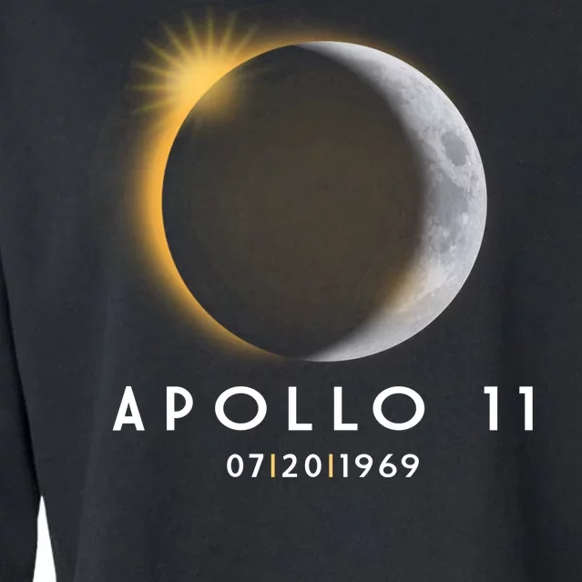 Apollo 11 Eclipse 50th Anniversary Cropped Pullover Crew