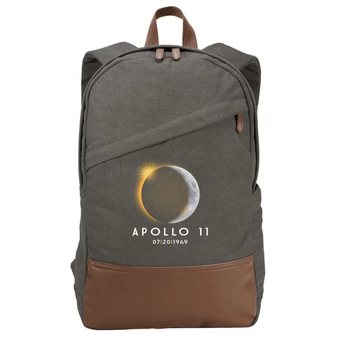 Apollo 11 Eclipse 50th Anniversary Cotton Canvas Backpack