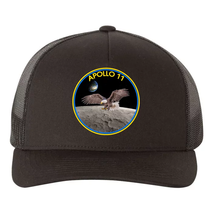 Apollo 11 Emblem Moon Landing Bald Eagle Yupoong Adult 5-Panel Trucker Hat