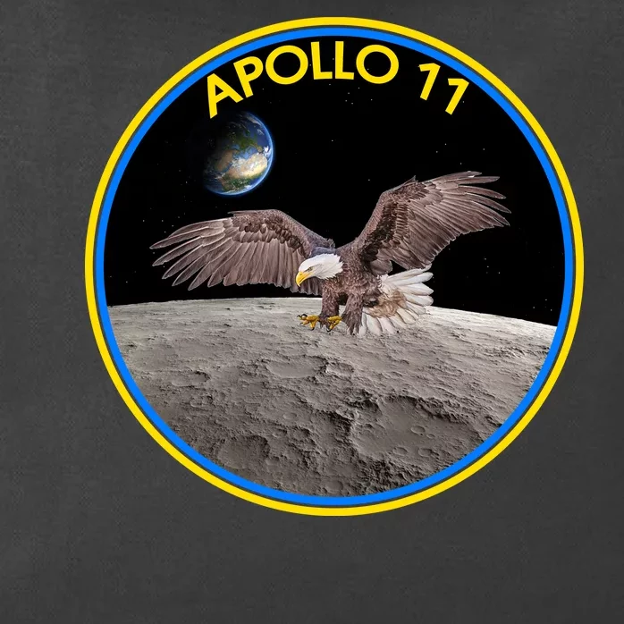 Apollo 11 Emblem Moon Landing Bald Eagle Zip Tote Bag