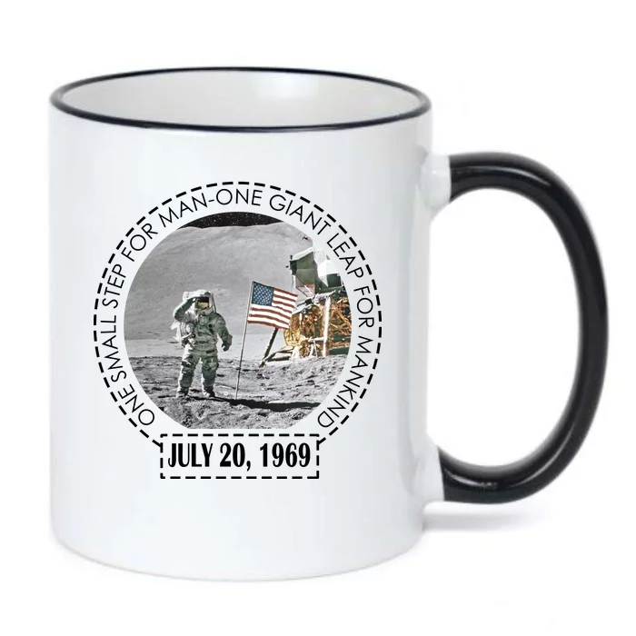 Apollo 11 Moon Landing Emblem 50th Anniversary Black Color Changing Mug