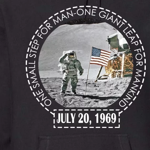 Apollo 11 Moon Landing Emblem 50th Anniversary Premium Hoodie