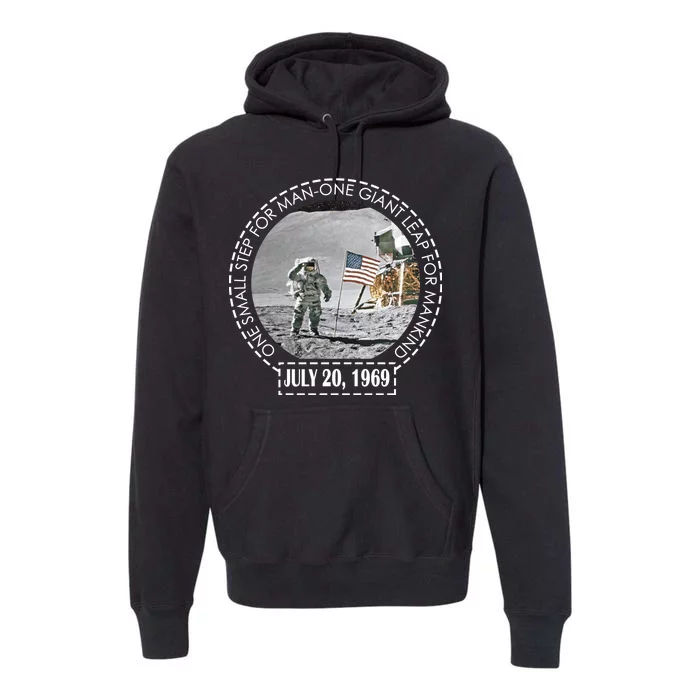 Apollo 11 Moon Landing Emblem 50th Anniversary Premium Hoodie