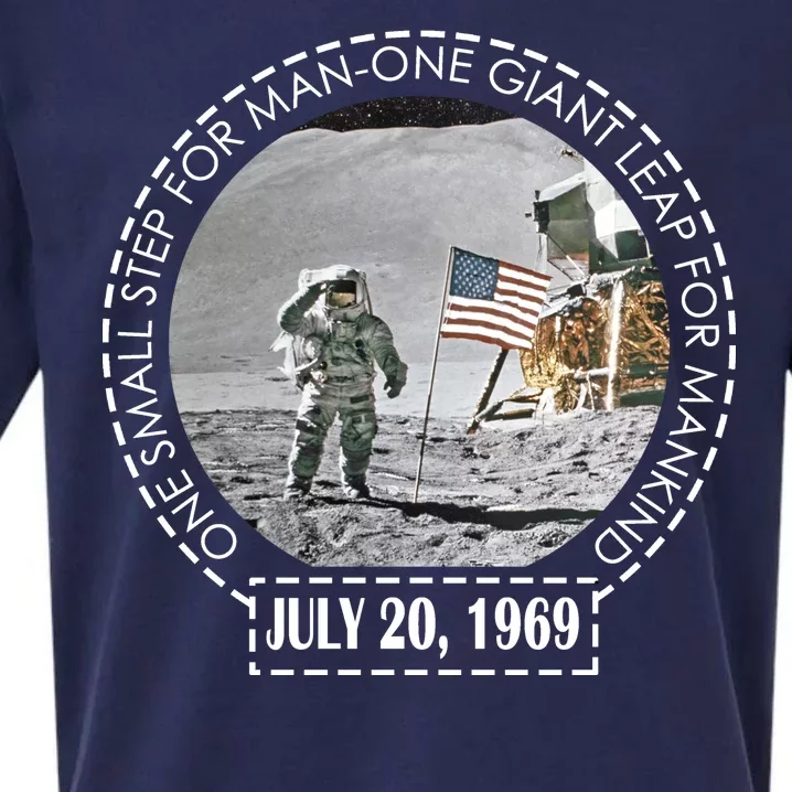 Apollo 11 Moon Landing Emblem 50th Anniversary Sueded Cloud Jersey T-Shirt